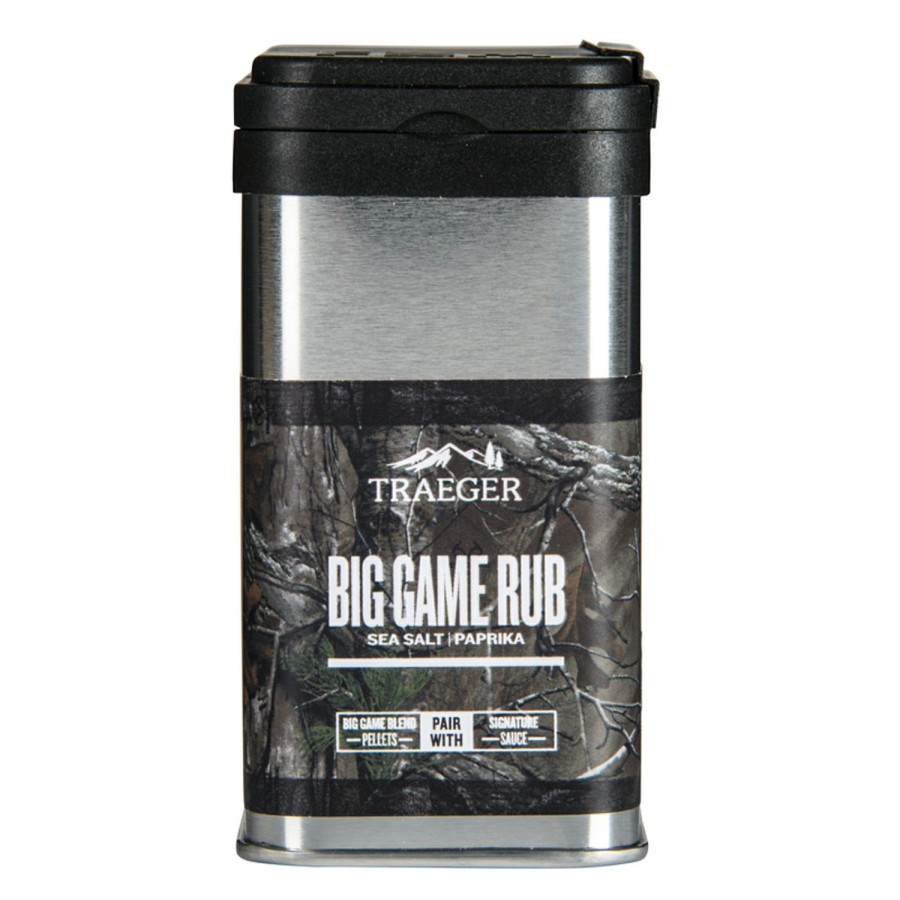 Food & Beverage * | Traeger Realtree Sea Salt And Paprika Big Game Rub 7.75 Oz Discount