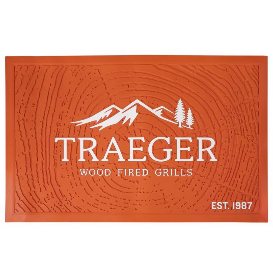 Promotion * | Traeger Polypropylene/Pvc Grill Mat 29.5 In. L X 47 In. W Promotion