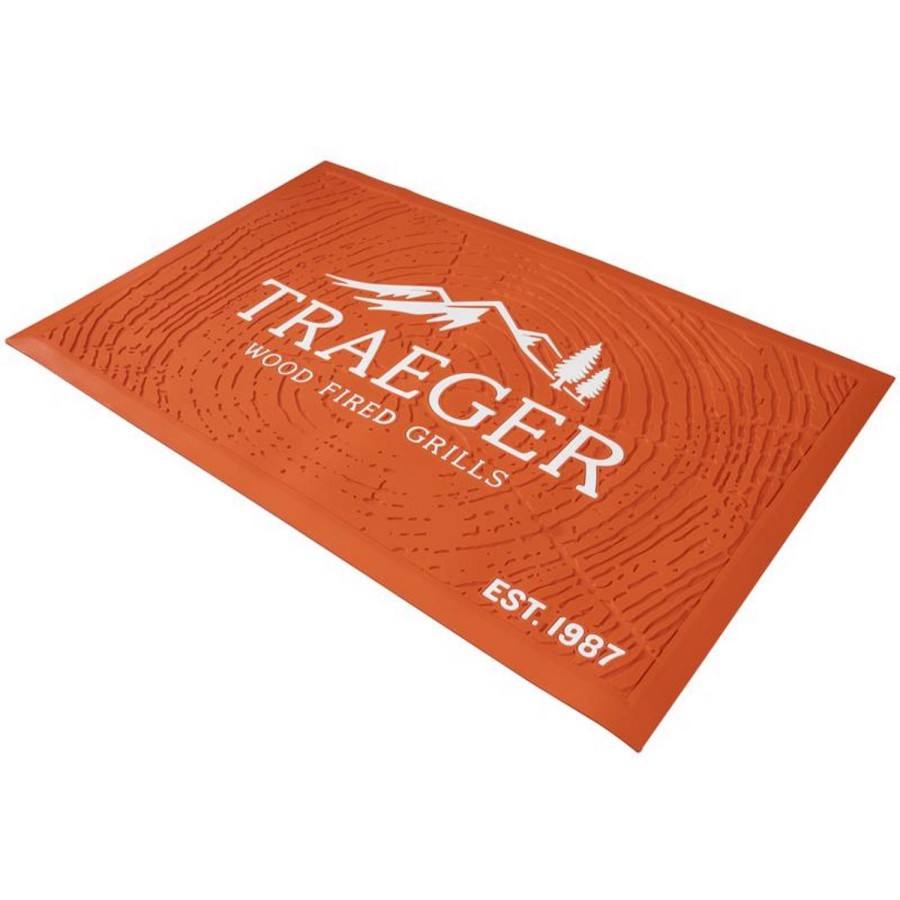 Promotion * | Traeger Polypropylene/Pvc Grill Mat 29.5 In. L X 47 In. W Promotion