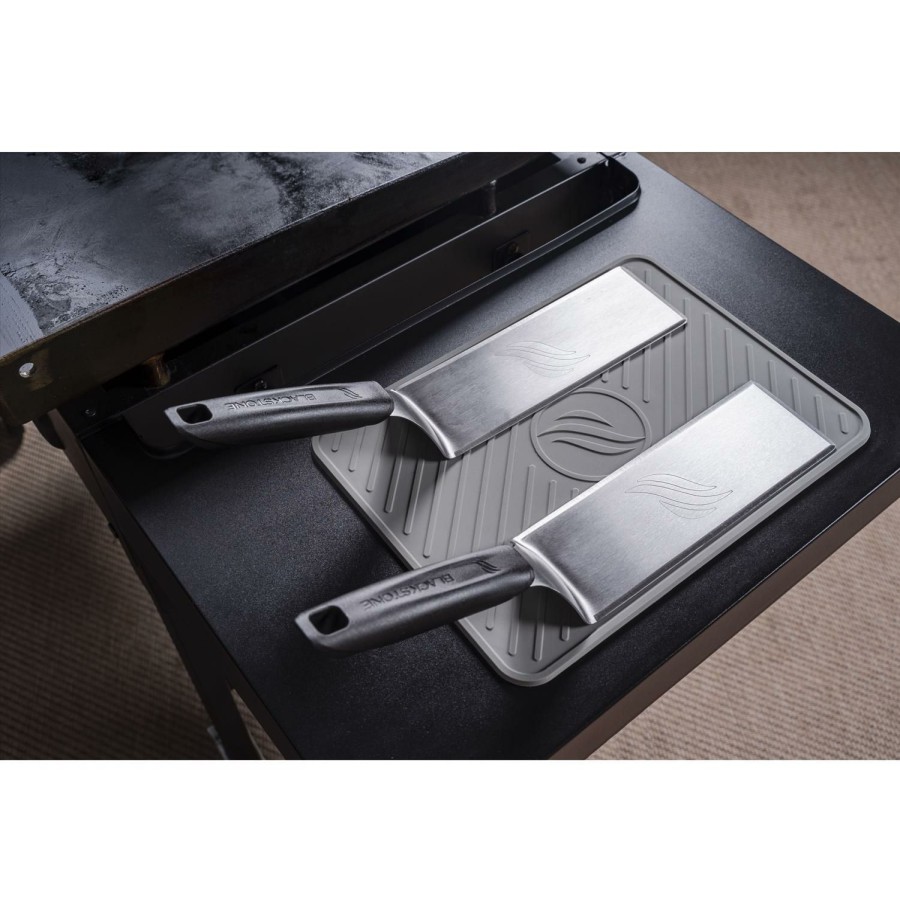 Outdoor Supplies * | Blackstone Stainless Steel Black/Silver Grill Spatula 2 Pc Discount