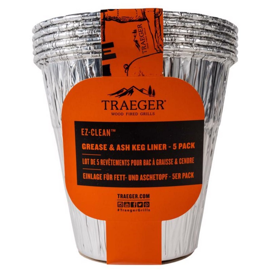 Outdoor Supplies * | Traeger Aluminum Bucket Liner 5 In. W For Ez-Clean Sale