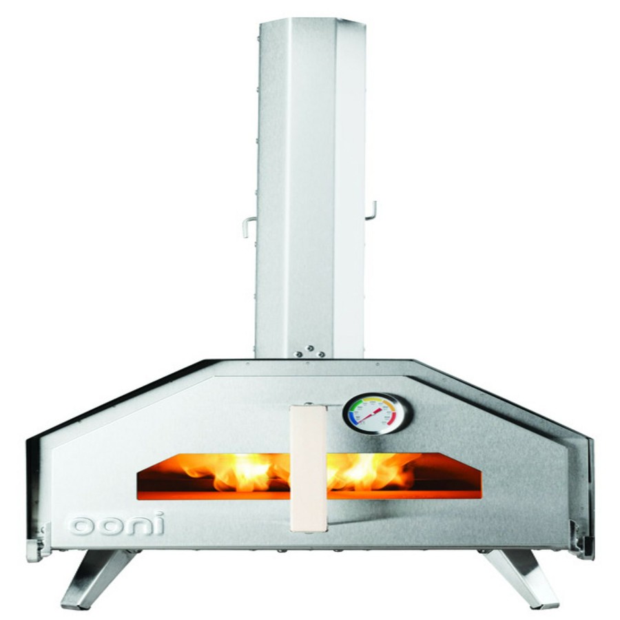 Outdoor Supplies * | Ooni Pro 16 In. Charcoal/Wood Chunk Outdoor Pizza Oven Silver Discount