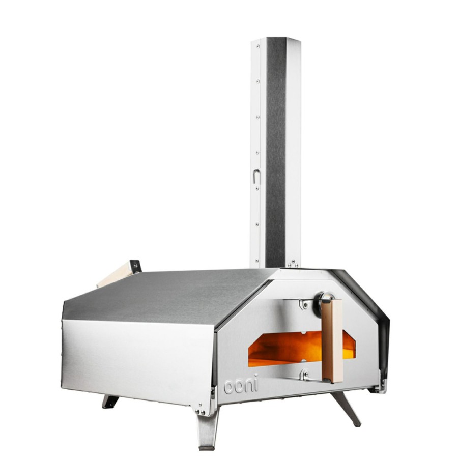 Outdoor Supplies * | Ooni Pro 16 In. Charcoal/Wood Chunk Outdoor Pizza Oven Silver Discount