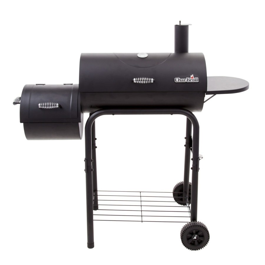 Outdoor Supplies * | Char-Broil Charcoal Offset Smoker Black Promotion