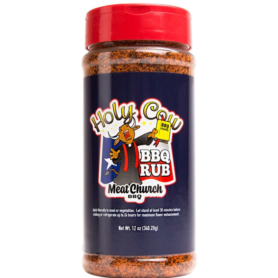 Food & Beverage * | Meat Church Bbq Rub Holy Cow Seasoning 12 Oz Bottle Sale