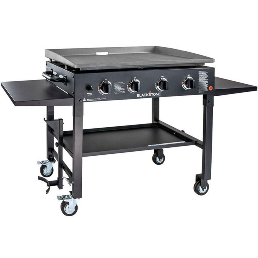 Outdoor Supplies * | Blackstone 4 Burner Liquid Propane Outdoor Griddle Black Sale