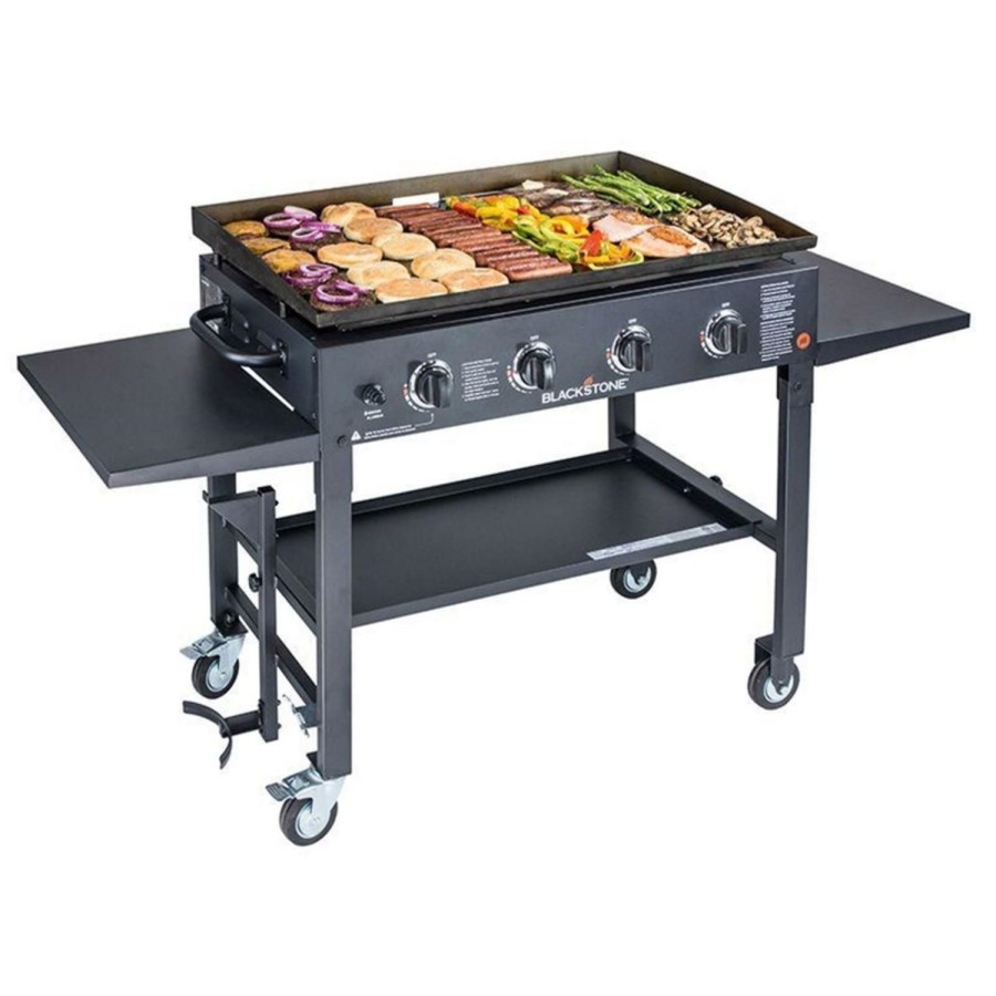 Outdoor Supplies * | Blackstone 4 Burner Liquid Propane Outdoor Griddle Black Sale