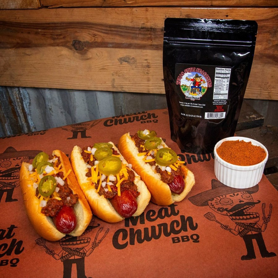 Food & Beverage * | Meat Church Texas Chili Seasoning 8 Oz Promotion