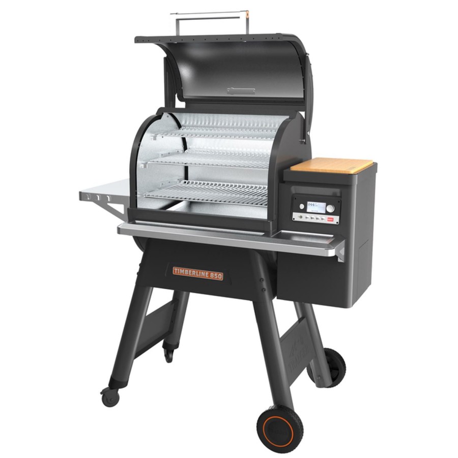 Outdoor Supplies * | Traeger Timberline 850 Wood Pellet Wifi Grill Black Promotion