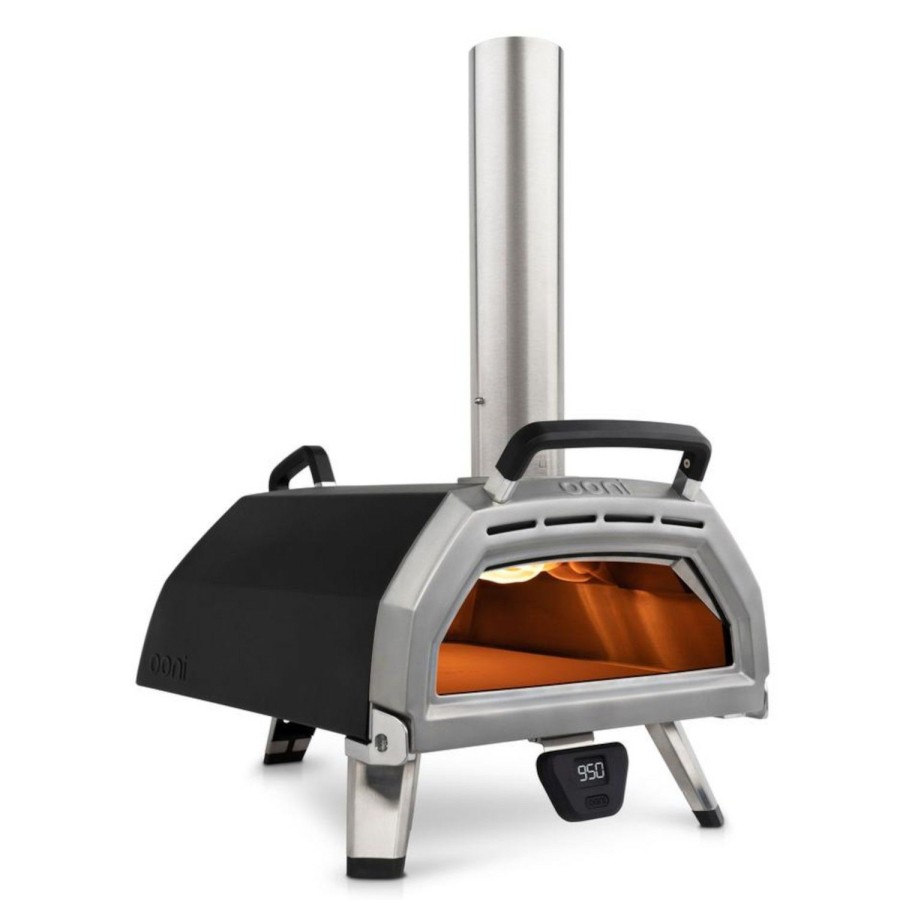 Promotion * | Ooni Karu 16 Charcoal/Wood Chunk Outdoor Pizza Oven Black Discount