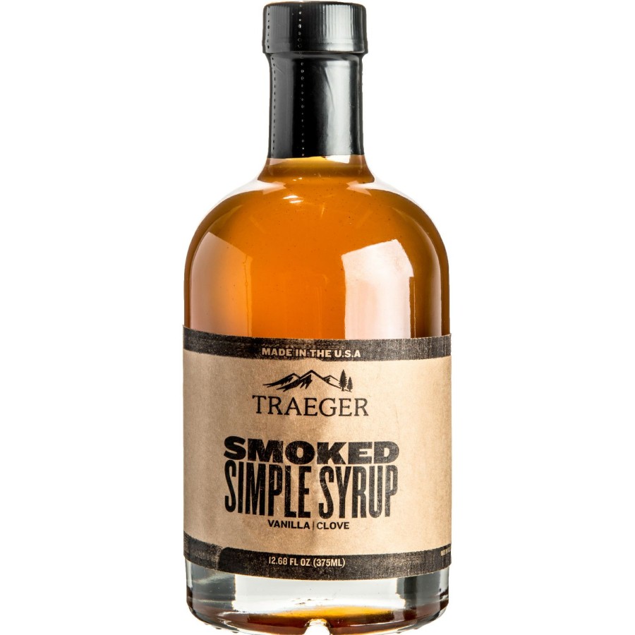 Food & Beverage * | Traeger Smoked Vanilla And Clove Simple Syrup 12.68 Oz Bottle Sale