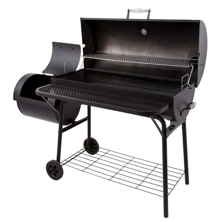 Outdoor Supplies * | Char-Broil American Gourmet Charcoal Offset Smoker Black Discount