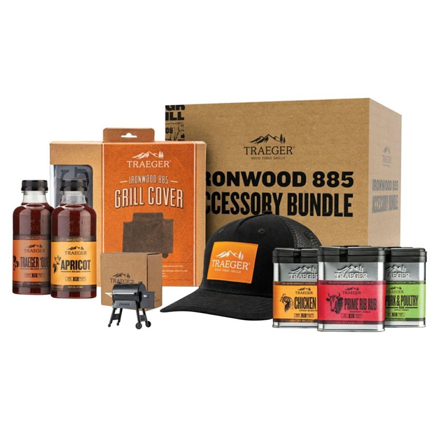 Outdoor Supplies * | Traeger Ironwood 885 Grill Accessory Bundle Discount