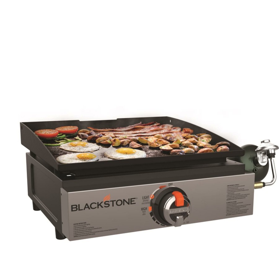 Outdoor Supplies * | Blackstone Original 1 Burner Liquid Propane Tabletop Outdoor Griddle Black Promotion