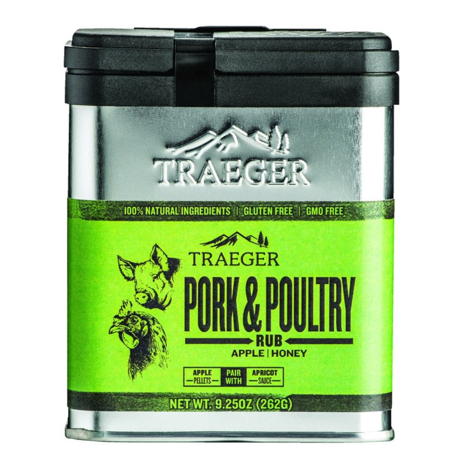 Food & Beverage * | Traeger Apple And Honey Pork And Poultry Rub 9.25 Oz Sale