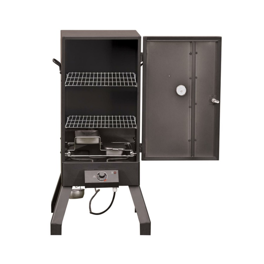 Promotion * | Masterbuilt Analog Wood Chips Vertical Smoker Black Sale