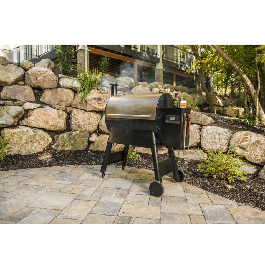 Outdoor Supplies * | Traeger Pro 780 Wood Pellet Wifi Grill Bronze Sale