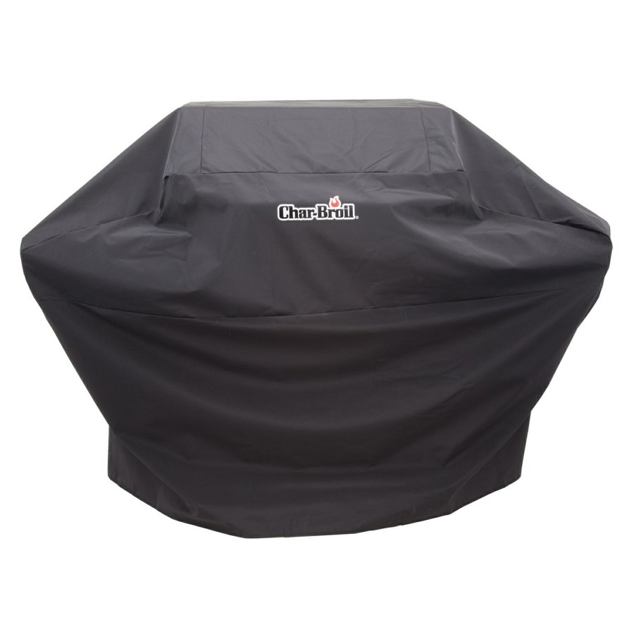 Outdoor Supplies * | Char-Broil Black Grill Cover For 5, 6 Or 7 Burner Gas Grills, X-Large Discount