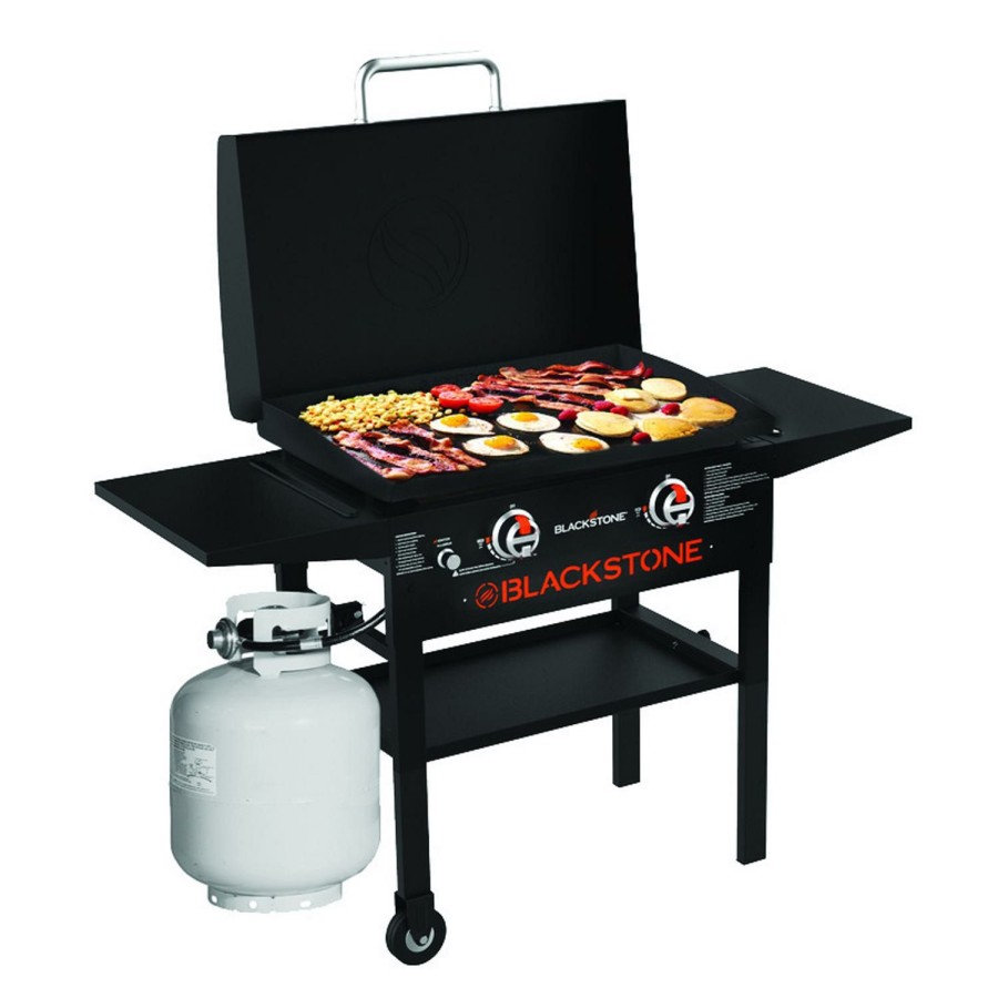 Outdoor Supplies * | Blackstone 2 Burner Liquid Propane Outdoor Griddle Black Sale