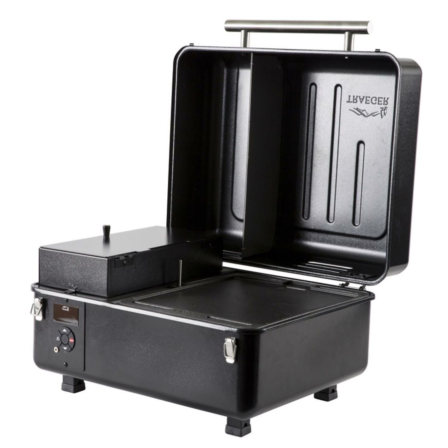 Outdoor Supplies * | Traeger Ranger Wood Pellet Portable Grill Black Sale