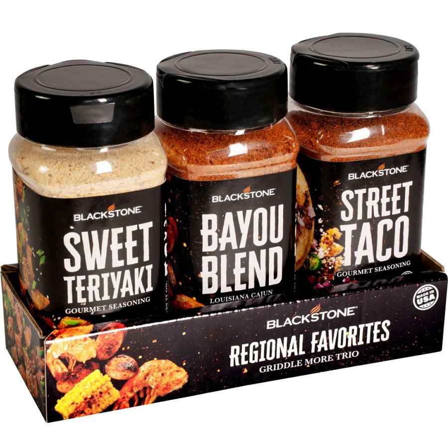 Outdoor Supplies * | Blackstone Regional Favorites Trio Seasoning 8.7 Oz Promotion