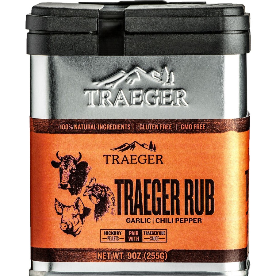 Food & Beverage * | Traeger Garlic And Chili Pepper Seasoning Rub 9 Oz Promotion