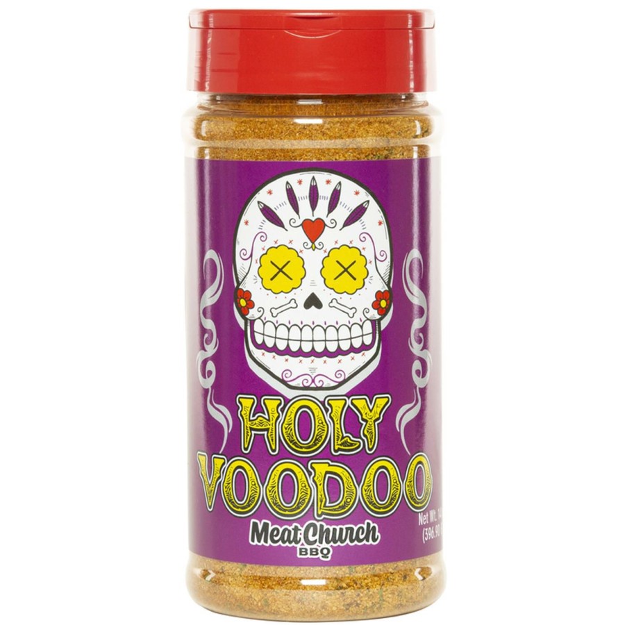 Food & Beverage * | Meat Church Bbq Rub Holy Voodoo Seasoning 14 Oz Bottle Sale