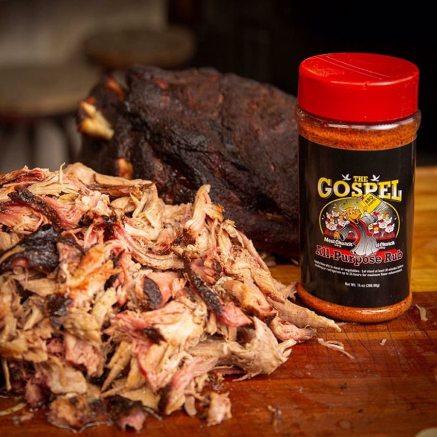 Food & Beverage * | Meat Church Bbq Rub The Gospel All-Purpose Seasoning 14 Oz Bottle Sale