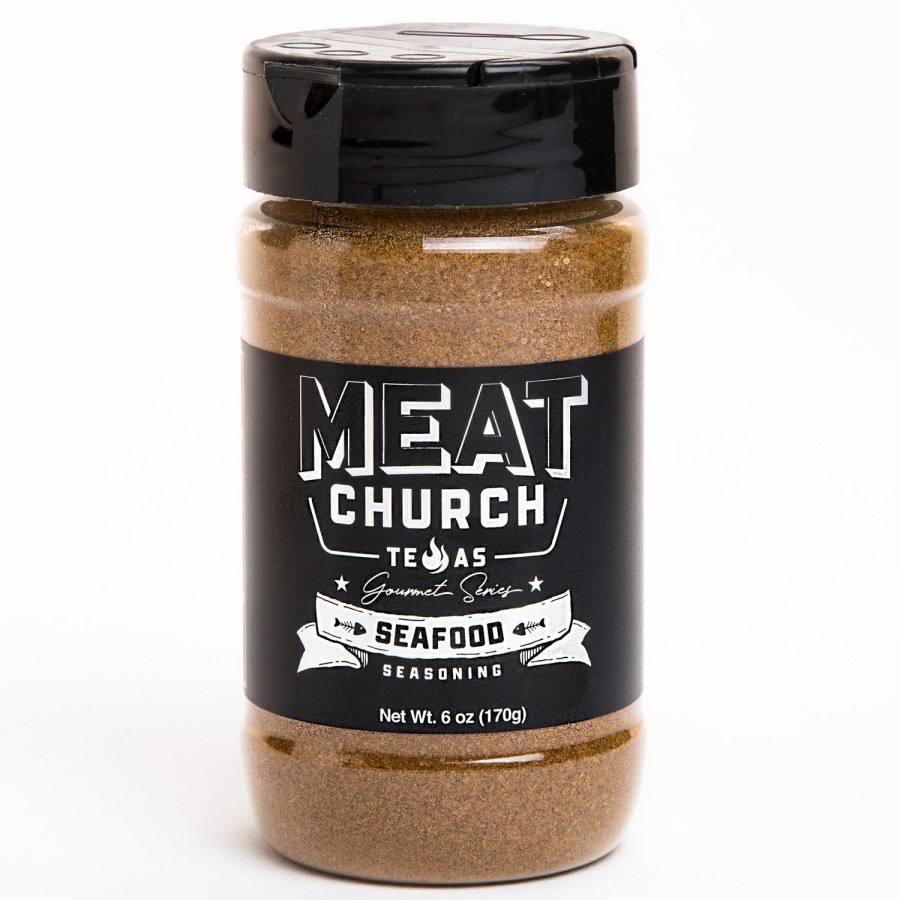 Food & Beverage * | Meat Church Gourmet Series Seafood Seasoning 6 Oz Bottle Discount