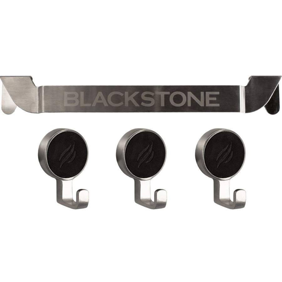 Outdoor Supplies * | Blackstone Culinary Stainless Steel Black Accessory Organizer 4 Pc Sale